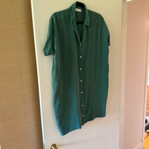 Everlane Teal Casual Button Down Shirt